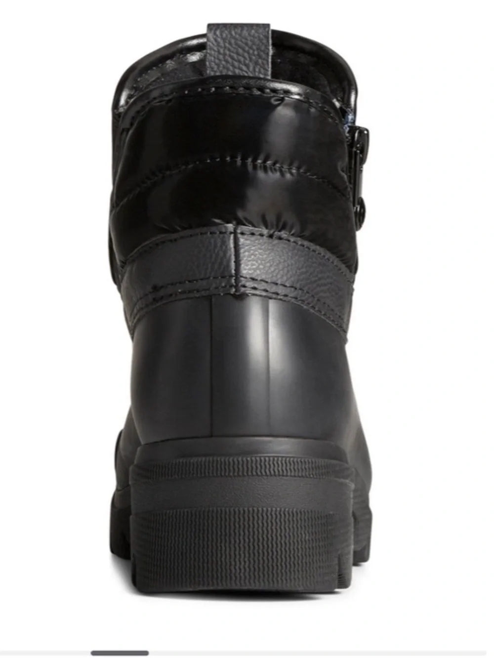 Sperry Syren Ascend Round Toe Boots Size: 10M Black Like New.